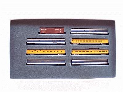 Con-Cor 41010 N Scale Passenger Car Assortment -- Wabash #2
