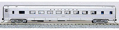 Con-Cor 41254 N Scale Budd 85' Corrugated-Side Coach - Ready to Run -- Southern Railway (silver)