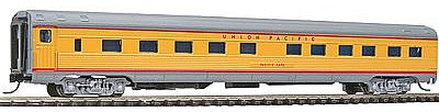 Con-Cor 41289 N Scale Budd 85' Corrugated-Side 10-6 Sleeper - Ready to Run -- Union Pacific (Armour Yellow, gray)