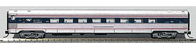 Con-Cor 41292 N Scale Budd 85' Fluted-Side 10-6 Sleeper - Ready to Run -- Amtrak #2014 (Phase IVb, silver, Wide blue & Thin red Stripe, Wave Logo)