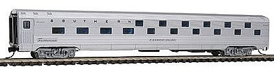 Con-Cor 41304 N Scale Budd 85' Corrugated-Side 24-8 Slumbercoach - Ready to Run -- Southern Railway (silver)
