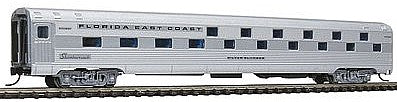Con-Cor 41308 N Scale Budd 85' Corrugated-Side 24-8 Slumbercoach - Ready to Run -- Florida East Coast (silver)