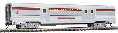 Con-Cor 41335 N Scale Budd 72' Streamlined Corrugated Side Baggage Car -- Canadian Pacific