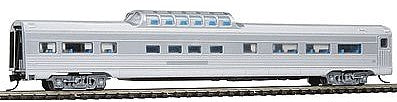 Con-Cor 41350 N Scale Budd 85' Corrugated-Side Mid-Train Dome - Ready to Run -- Undecorated