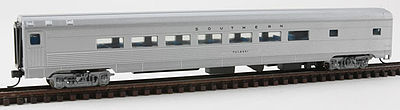 Con-Cor 41404 N Scale Budd 85' Corrugated-Side Parlor - Ready to Run -- Southern Railway (silver)