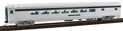 Con-Cor 41406 N Scale Budd 85' Corrugated-Side Parlor - Ready to Run -- Baltimore & Ohio