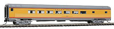 Con-Cor 41414 N Scale Budd 85' Corrugated-Side Parlor - Ready to Run -- Union Pacific (Armour Yellow, gray)