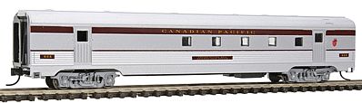 Con-Cor 41435 N Scale Budd 72' Corrugated-Side Railway Post Office - Ready to Run -- Canadian Pacific (silver, maroon)