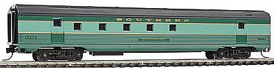 Con-Cor 41440 N Scale Budd 72' Corrugated-Side Railway Post Office - Ready to Run -- Southern Railway (Crescent, 2-Tone Green)