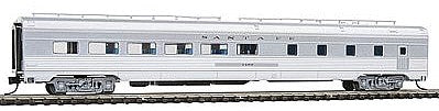 Con-Cor 41451 N Scale Budd 85' Corrugated-Side Diner - Ready to Run -- Santa Fe (silver)