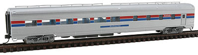 Con-Cor 41459 N Scale Budd 85' Corrugated-Side Diner - Ready to Run -- Amtrak (Phase III, silver, red, white, blue)