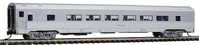 Con-Cor 41475 N Scale Budd 85' Corrugated-Side Twin-Window Coach - Ready to Run -- Undecorated
