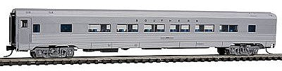 Con-Cor 41479 N Scale Budd 85' Corrugated-Side Twin-Window Coach - Ready to Run -- Southern Railway (silver)