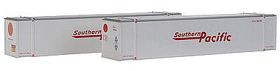 Con-Cor 448025 N Scale 48' Intermodal Container 2-Pack - Ready to Run -- Southern Pacific (1990s Scheme)