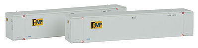 Con-Cor 448027 N Scale 48' Intermodal Container 2-Pack - Ready to Run -- J.B. Hunt