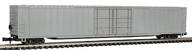 Con-Cor 555650 N Scale 85' 4-Door Hi-Cube Boxcar - Ready to Run -- Undecorated (Includes Rigid Face Couplers)