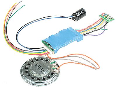 Con-Cor 6002 HO Scale Sound & DCC Decoder -- Fits Con-Cor 2-Headlight Zephyr Train Set