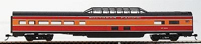 Con-Cor 71107 HO Scale 85' Corrugated Dome -- Southern Pacific Daylight (red,orange)