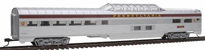 Con-Cor 718 HO Scale 85' Streamlined Corrugated Side Dome -- Pennsylvania Railroad "Senator"