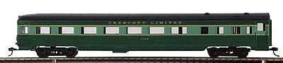 Con-Cor 73113 HO Scale 85' Streamlined Observation - Assembled w/McHenry Couplers -- Southern Crescent (green)