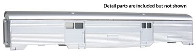 Con-Cor 741 HO Scale 70' Streamline Corrugated Side Baggage -- Undecorated