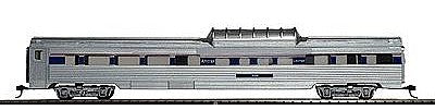 Con-Cor 78110 HO Scale 85' Streamlined Car - Assembled w/McHenry Couplers -- Budd Vista Dome - Amtrak Phase IV Paint Scheme