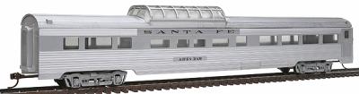 Con-Cor 782 HO Scale 85' Streamline Corrugated Side Dome -- Santa Fe
