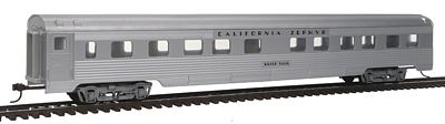 Con-Cor 796 HO Scale 85' Streamline Corrugated 10-6 Sleeper -- "California Zephyr"