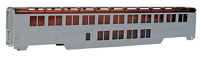 Con-Cor 840 HO Scale 85' Streamlined Superliner Undecorated -- Lounge/Cafe