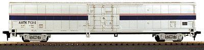 Con-Cor 874 HO Scale 60' Material Handling Car -- Amtrak (Phase IV)