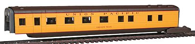 Con-Cor 8783 HO Scale Add-On Pullman for M-10000 Streamliner (Sold Separately) -- Union Pacific (brown, yellow) "Oregon Trail"