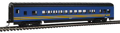 Con-Cor 912 HO Scale 72' Smooth-Side Coach - Ready to Run -- VIA Rail Canada