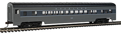 Con-Cor 915 HO Scale 72' Smooth-Side Coach - Ready to Run -- Overland Mail