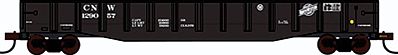 Con-Cor 92043 HO Scale 54' Mill Gondola w/Scrap Load - Ready to Run -- Chicago & North Western (black)