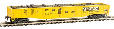 Con-Cor 92131 HO Scale Gondola w/Tie Load - Ready to Run -- TTX #1
