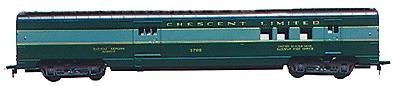 Con-Cor 924 HO Scale 72' Smooth-Side Railway Post Office - Ready to Run -- Southern "Crescent Limited"