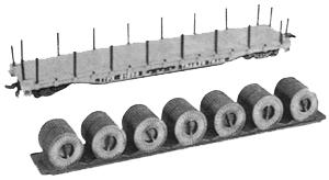 Con-Cor 9252 HO Scale 54' Trailer w/Cable Load -- Trailer Train