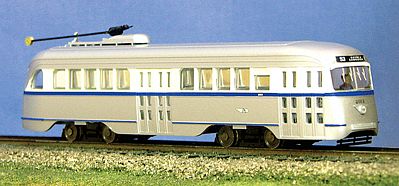 Con-Cor 93002 HO Scale President's Conference Committee (PCC) Streetcar - Standard DC -- Philadelphia (Philly Cream Cheese Scheme)