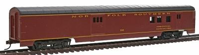 Con-Cor 931 HO Scale 72' Smooth-Side Railway Post Office - Ready to Run -- Norfolk Southern