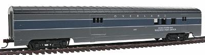 Con-Cor 935 HO Scale 72' Smooth-Side Railway Post Office - Ready to Run -- Overland Mail