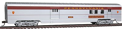 Con-Cor 937 HO Scale 72' Smooth-Side Railway Post Office - Ready to Run -- Pennsylvania Railroad "Senator"