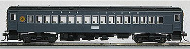 Con-Cor 94122 HO Scale P54 Heavyweight MU Coach w/3rd Rail Shoes - Unpowered - Ready to Run -- Long Island #1671 (Good Fellow charcoal gray, Brunswick Green, Dashing Dan L
