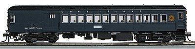 Con-Cor 94124 HO Scale P54 Heavyweight MU Combine w/3rd Rail Shoes - Unpowered - Ready to Run -- Long Island #7612 (Good Fellow charcoal gray, Brunswick Green, Dashing Dan L