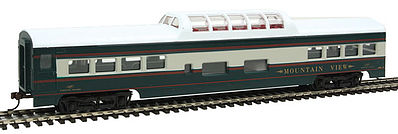 Con-Cor 94722 HO Scale 72' Smooth-Side Dome - Ready to Run -- Burlington Northern Santa Fe (Executive Scheme, Omaha Orange, Pullman Green)