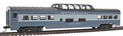 Con-Cor 953 HO Scale 72' Smooth-Side Dome - Ready to Run -- New York Central (Two-Tone Gray)