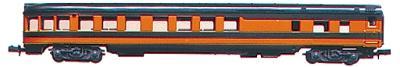 Con-Cor 963 HO Scale 72' Smooth-Side Observation - Ready to Run -- Great Northern "Empire Builder"