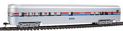 Con-Cor 966 HO Scale 72' Smooth-Side Observation - Ready to Run -- Amtrak (Phase II)