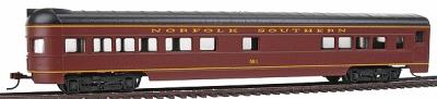 Con-Cor 971 HO Scale 72' Smooth-Side Observation - Ready to Run -- Norfolk Southern