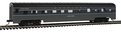 Con-Cor 995 HO Scale 72' Smooth-Side Sleeper - Ready to Run -- Overland Mail