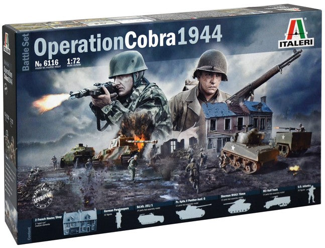 Italeri 6116 1/72 Operation Cobra 1944 Battle Diorama Set
